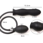 Đồ chơi hậu môn bơm phồng silicone