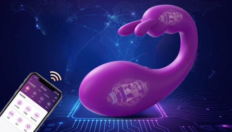 Trứng rung kép tai thỏ dùng app - Ảnh 2
